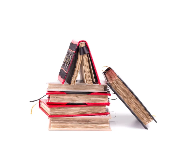 Stack of diaries — Stock Photo, Image
