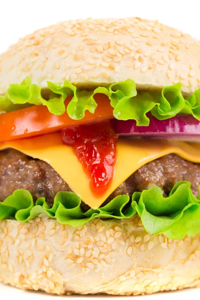 Smakelijke hamburger — Stockfoto