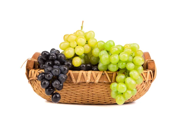Grapes in basket. — Stock Photo, Image