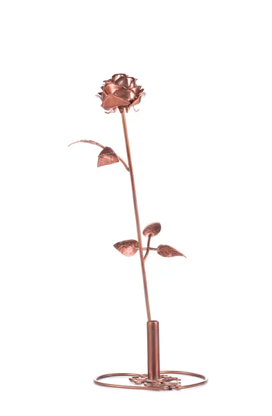 Rosa de bronze . — Fotografia de Stock