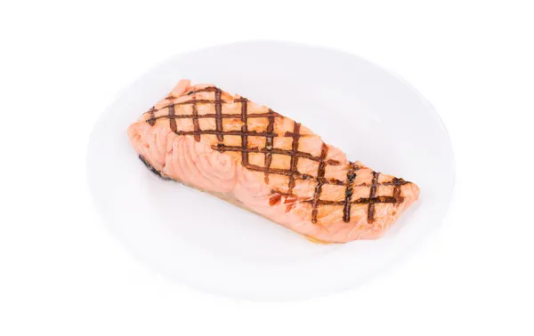 Grilled salmon fish — Stock Photo, Image