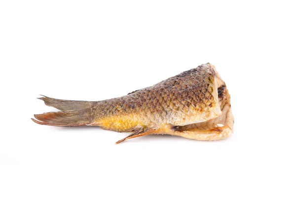 Ogon ryby z grilla karpia. — Zdjęcie stockowe
