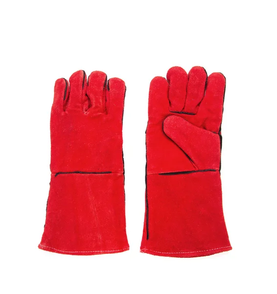 Red gloves. — Stock Photo, Image