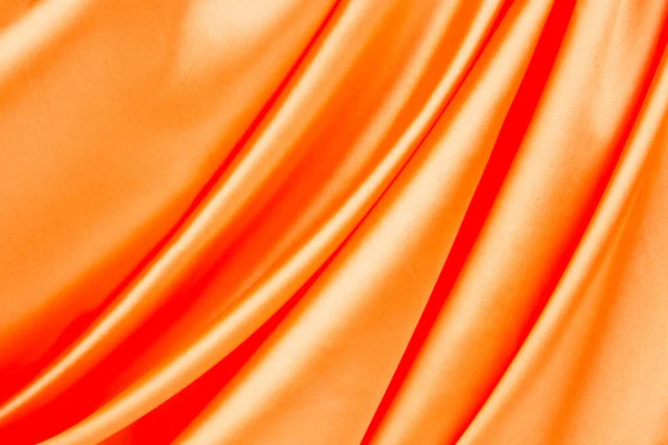 Sfondo di seta arancione — Foto Stock