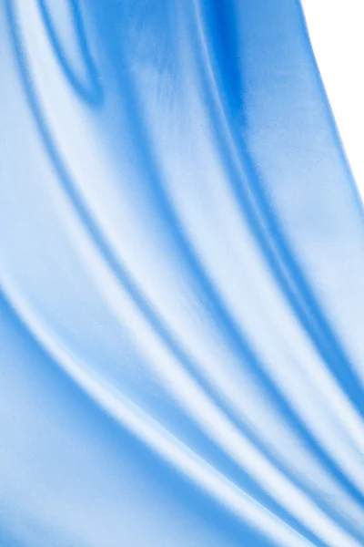 Blå silkebakgrunn – stockfoto