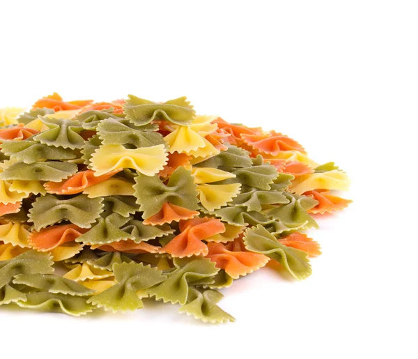 Italian pasta farfalle. — Stock Photo, Image