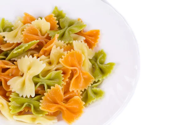 Italian pasta farfalle. — Stock Photo, Image