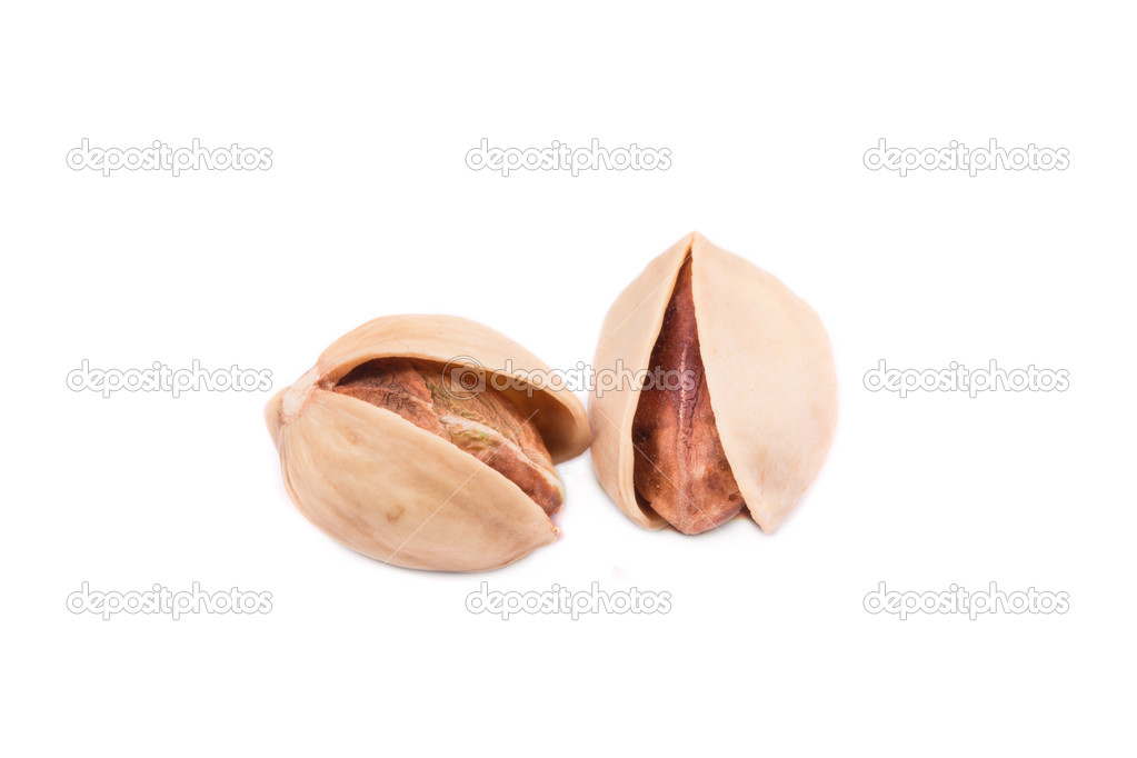 Two pistachios.