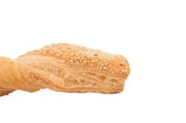 Peynirli çubuk kraker susam ile.