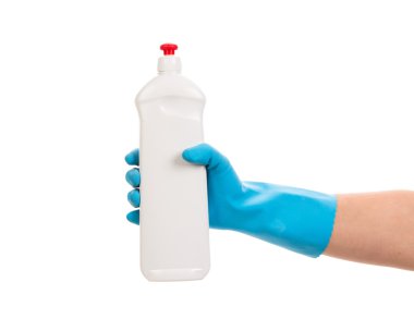 elinde beyaz zemin üzerine beyaz sprey