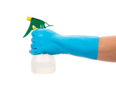 elinde beyaz zemin üzerine beyaz sprey