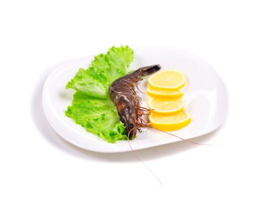 lezzetli taze karides