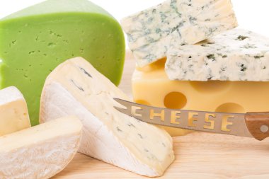 bıçak ile peynir kompozisyon