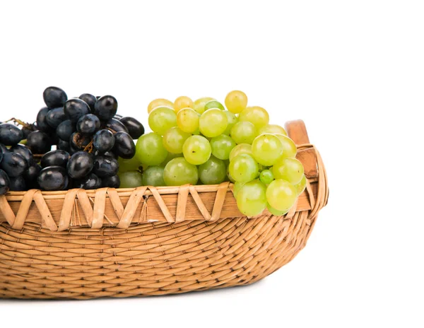 Grapes in basket. — Stock Photo, Image