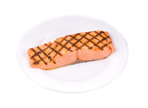 Gegrillter Lachs — Stockfoto