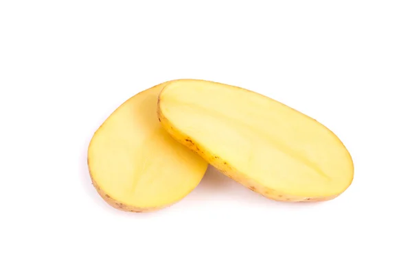 Sliced ripe potato. — Stock Photo, Image