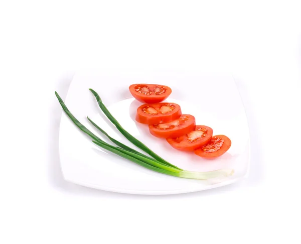 토마토와 양파. — 스톡 사진