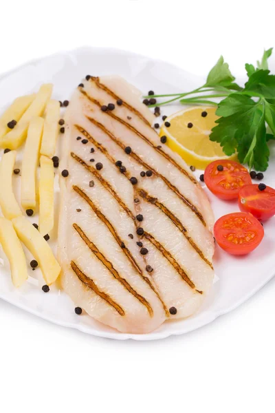 Grilled pangasius fish — Stock Photo, Image