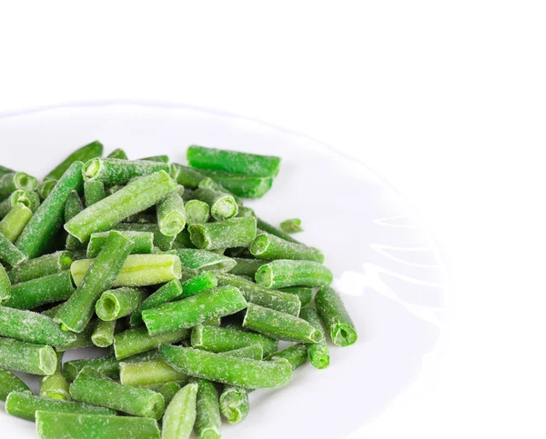 Frozen french beans. — Stock Photo, Image