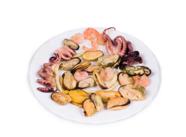 Close up of seafood products. — Stock Photo, Image