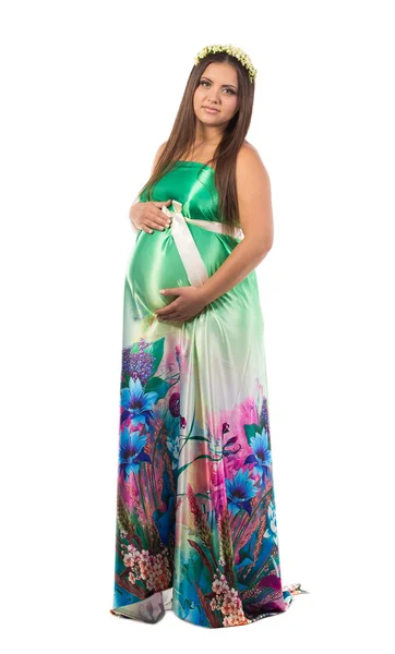 Young beautiful pregnant woman — Stock Photo, Image