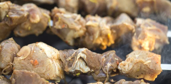 Marine edilmiş ızgara Kafkasya barbekü et kebab — Stok fotoğraf