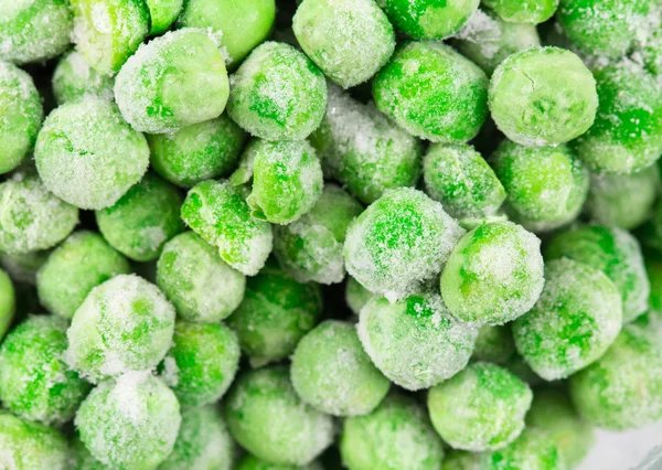 Замороженный зеленый горошек — стоковое фото