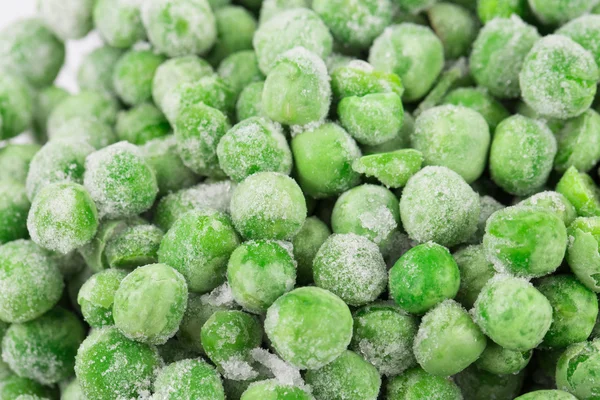 Green Frozen peas background — Stock Photo, Image