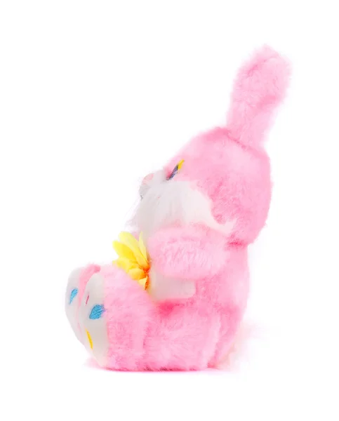 Toy pink rabbit — Stock Photo, Image