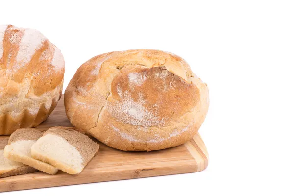 Pan en el tablero de madera — Foto de Stock