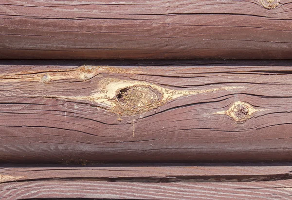 Background of old stained logs. — Stock Photo, Image