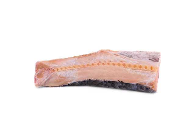 Färska okokta röda fiskfilé. — Stockfoto