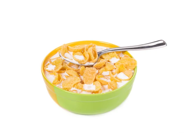 Cereal with milk. — Stock Photo, Image