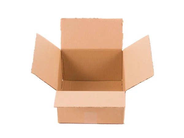 Kahverengi karton kutu. — Stok fotoğraf