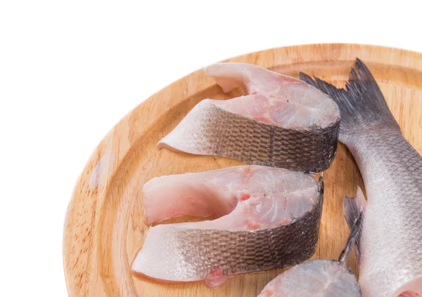 Filetes de peixe frescos closeup — Fotografia de Stock