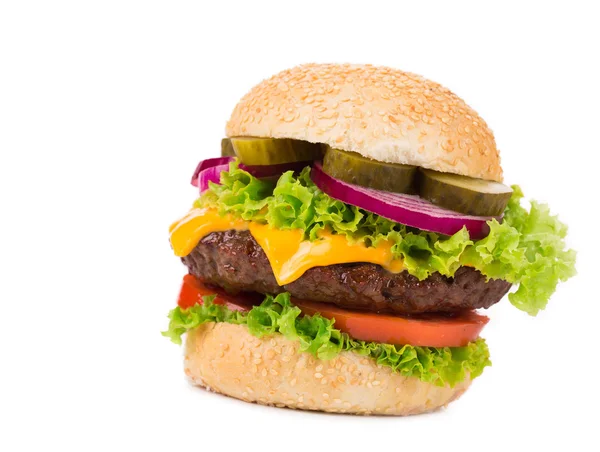 Grote hamburger — Stockfoto