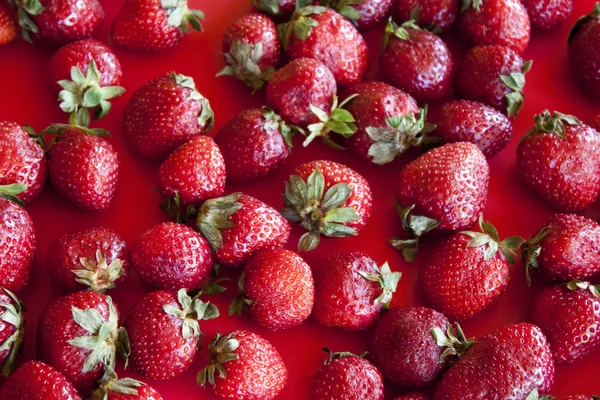 Aardbeien achtergrond — Stockfoto