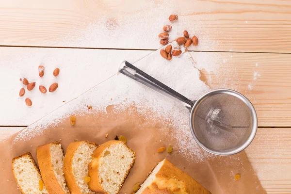 Homemade apple cake — Stock Photo, Image