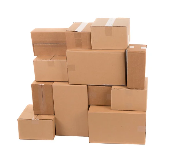 Cardboard boxes. — Stock Photo, Image