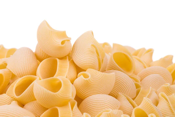 Uncooked pasta lumaconi. — Stock Photo, Image