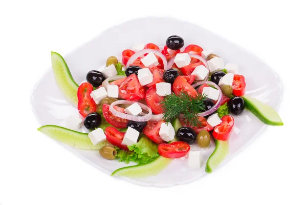 Griechischer Salat. — Stockfoto