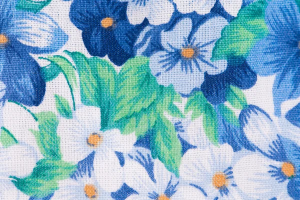 Floral pattern on cloth — Stock Photo, Image