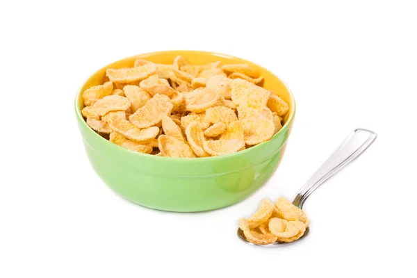 Sugar-coated corn flakes — Stock Photo, Image