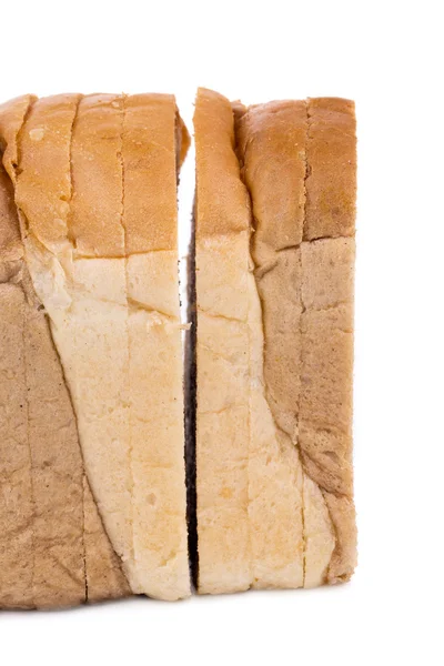 Beyaz kahverengi ekmek. — Stok fotoğraf