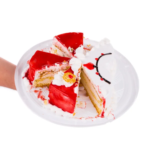 Červený koláč — Stock fotografie