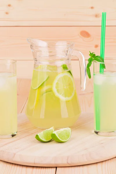 Pitcher full of lemonade — Stock Photo, Image