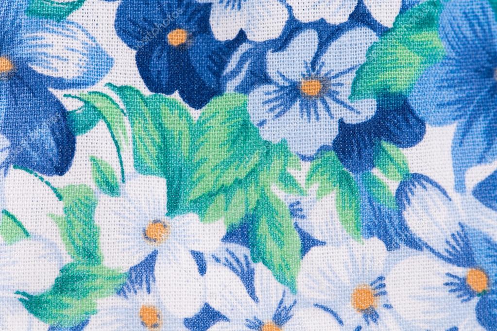 floral pattern on cloth