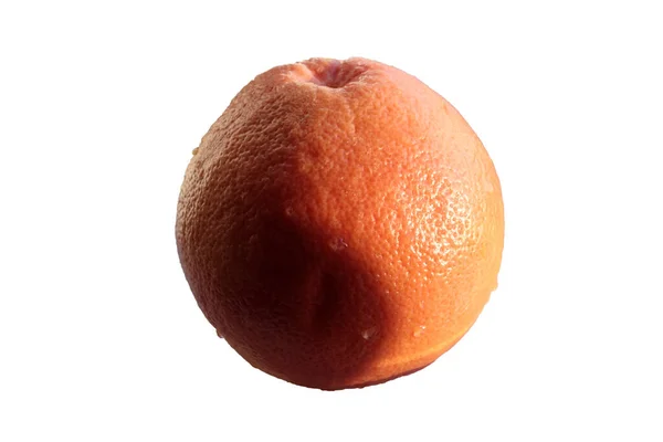 Grapefruit Photographed Background Light Isolated White Background Close — Stock Photo, Image