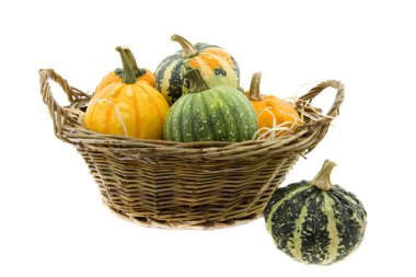 Kabak reed sepeti, diğeri ise açık