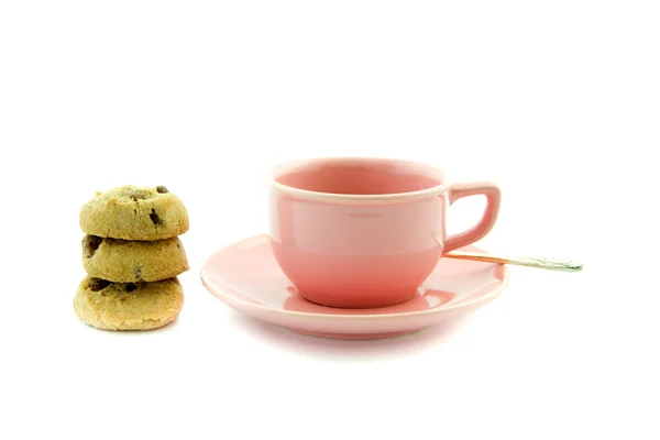 Tazzina di tè rosa — Foto Stock